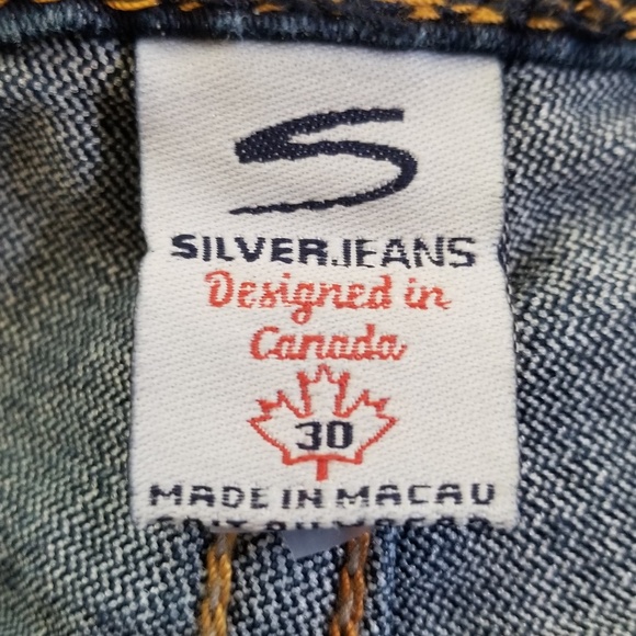 Silver‎ Jeans Karli Distressed Bermuda Jean Shorts Size 30 - Picture 8 of 12